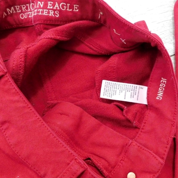 AMERICAN EAGLE OUTFITTERS SZ 2R STRETCH JEGGINGS - Picture 4 of 5